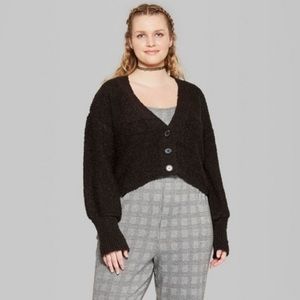 Wild Fable Cropped Knit Cardigan